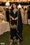 Mahira By Mrudangi Chinon Silk Sharara Suit Exporters In India